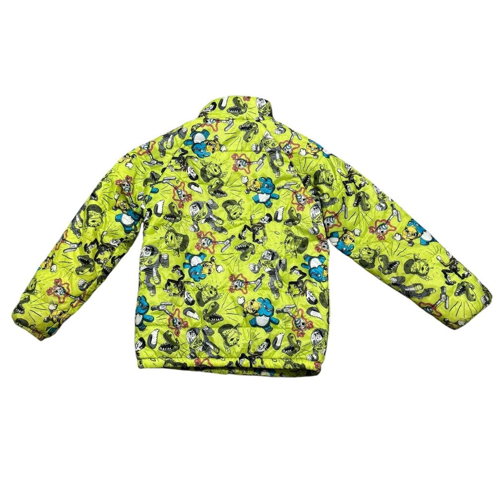 Disney Pixar Toy Story Puffer Jacket Green Youth‎ Size 7/8 - Picture 2 of 4